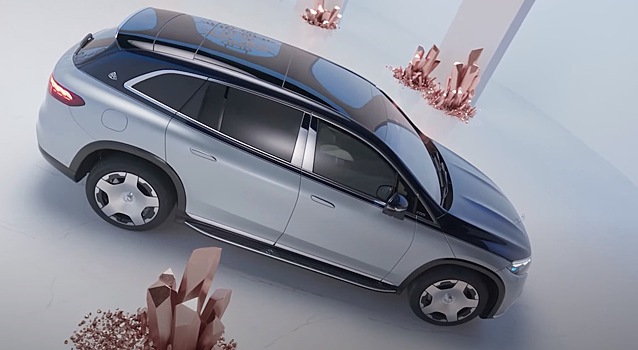 Mercedes-Benz представила на автосалоне в Шанхае электромобиль EQS SUV