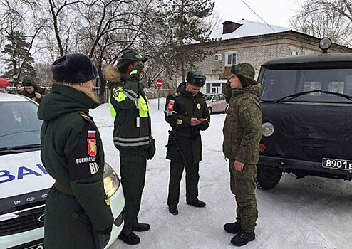 Инспекторы ВАИ Восточного военного округа провели акцию «Ремень безопасности»