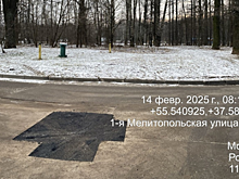 На 2-й Мелитопольской улице отремонтировали асфальт