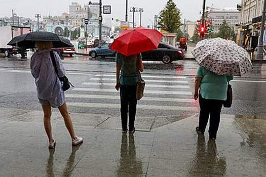 В Москве за час выпала четверть месячной нормы осадков