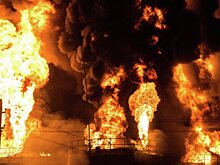 Названа причина пожара на нефтебазе под Киевом