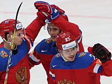 Сборная России громит датчан после второго периода