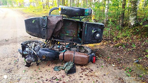 В Муезерском районе насмерть разбился мотоциклист