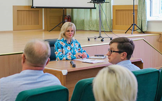 Глава Клинского г.о. Алена Сокольская провела еженедельное совещание
