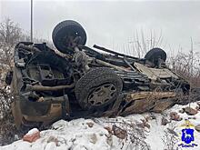 В Самаре Lada Kalina смогла столкнуть с дороги RAM