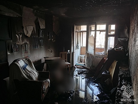 Пожилая женщина погибла на пожаре в пятиэтажке в Балахне