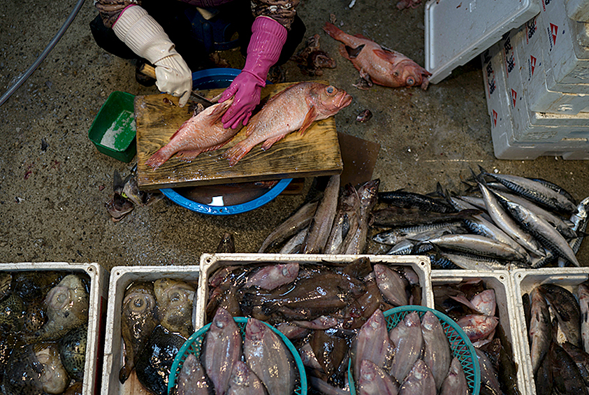 Особенно западные гости ценят рыбный рынок, где торговцы мастерски шинкуют товар острейшими ножами, а на прилавках красуются непонятные морские существа