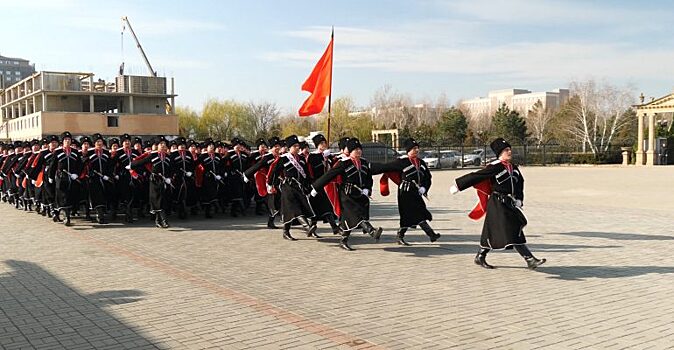 Кубанские казаки готовятся к участию в параде Победы