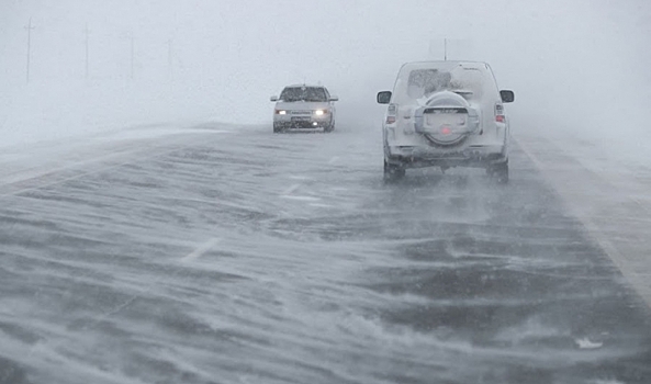 Волгоградских водителей предупреждают о снегопаде на ростовской трассе