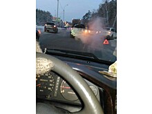 Из-за аварии у Академгородка пробка растянулась на 4,5 километра по Бердскому шоссе