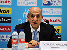 Глава FINA поблагодарил Мутко за вклад в развитие спортивной инфраструктуры в России