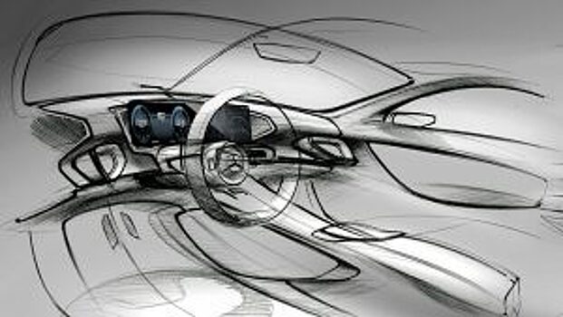 Салон Mercedes GLE 2019 рассекретили в рисунках