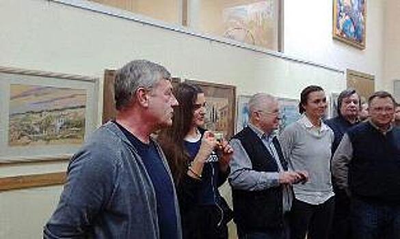 Выставка картин Андрея Борисова открылась в художественной школе на Дмитровке