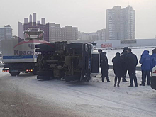 В Красноярском крае в ДТП попал автозак ОВД