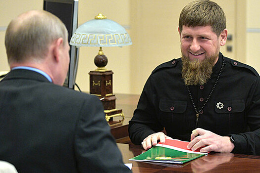 Путин поздравил Кадырова с днем рождения