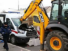 Столкновение скорой с трактором попало на видео