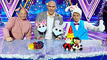 Басков в костюме зайчика посетил съемки новогоднего шоу