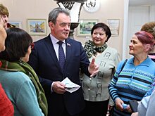 Валерий Лидин встретился с любителями скандинавской ходьбы