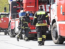 В Петербурге потушили пожар в торговом центре