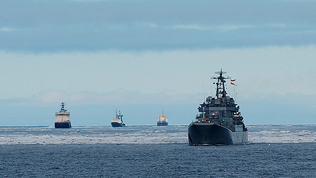 Отряд кораблей СФ проведет учения в Арктике