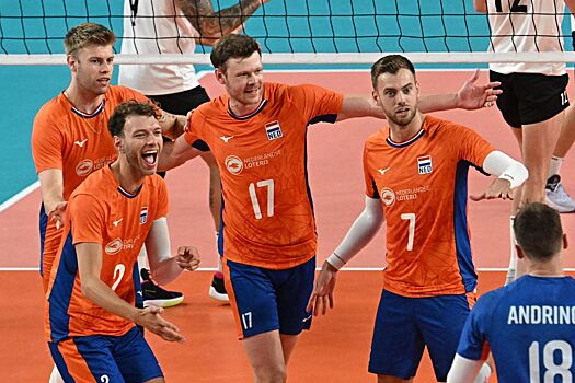 Сборная Нидерландов вышла в четвертьфинал мужского чемпионата Европы по волейболу