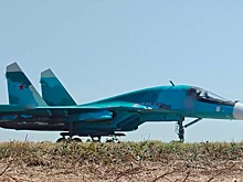 Экипаж Су-34 разнес украинский опорный пункт авиабомбами
