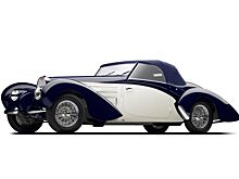 На аукцион выставлена редчайшая Bugatti 1938 года