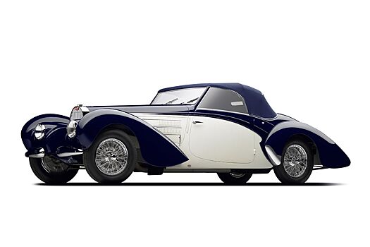 На аукцион выставлена редчайшая Bugatti 1938 года