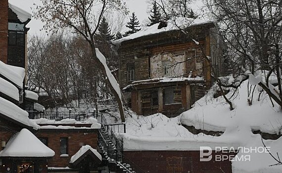 В Казани разобрали часть дома, где жил Максим Горький