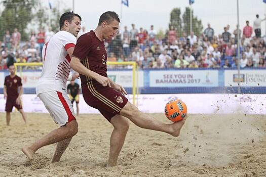 Сборная России по пляжному футболу сыграет в Евролиге в Москве