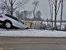 Автомобилистка опрокинулась в кювет в Богородском районе