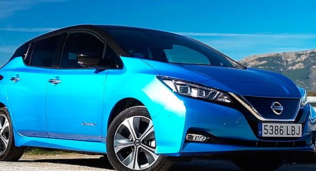 Обновленный Nissan Leaf получил светодиодные фары
