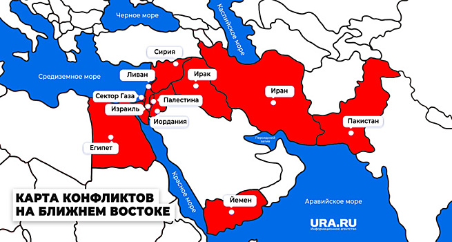 Кто с кем воюет на Ближнем Востоке: карта конфликтов