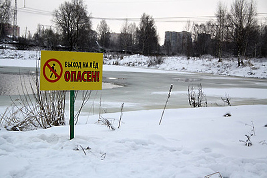 Жителей Подмосковья предупредили о тонком льде на 17 водоемах