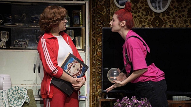 Пес Федор Михайлович открыл Рождественский фестиваль в Новосибирске