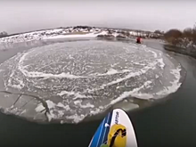 На рязанской реке Ранове сняли «ведьмину карусель»
