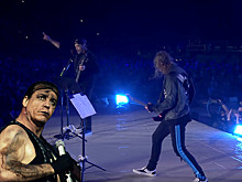 Музыканты Metallica сыграли хит Rammstein на концерте (видео)