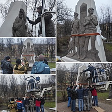 Новый памятник установили на площади Победы