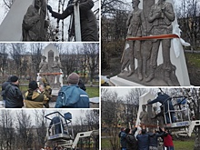 Новый памятник установили на площади Победы