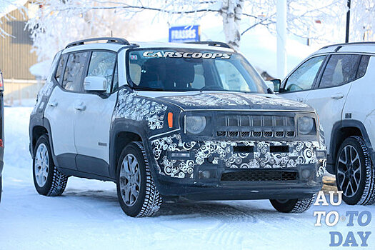 Обновленный Jeep Renegade раскрывает особенности экстерьера