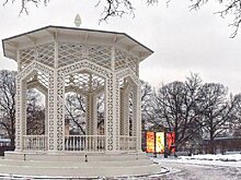 Ажурная беседка открылась в парке Горького