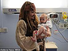 Джонни Депп вернулся к образу капитана Джека Воробья: трогательные кадры