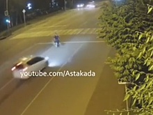 В Приморье малолитражка протаранила мопед