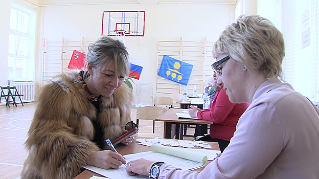 Мария Захарова проголосовала на выборах президента РФ