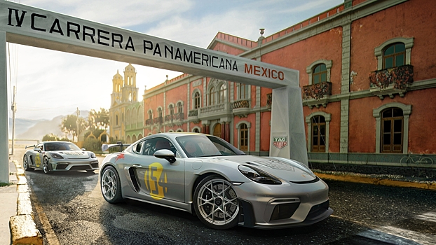Porsche посвятила 718 Cayman гонке Carrera Panamericana и часам TAG Heuer Carrera