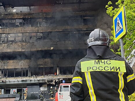 Что известно о пожаре в бизнес-центре на западе Москвы