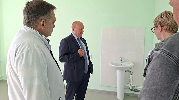 В белинской больнице закончили ремонт 5-го этажа лечебного корпуса