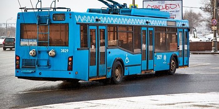 Движение троллейбусов на севере Москвы восстановлено