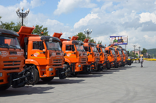 Новые КАМАЗы отправятся на Сахалин