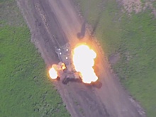 "Ланцет" пробил насквозь башню танка Leopard 2A6